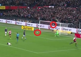 Dve žogi Feyenoord - PSV Eindhoven