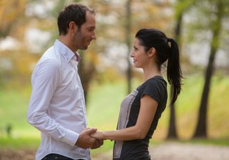 Robert Kreslin in Jana Morelj sta se na snemanju videospota odlično ujela.